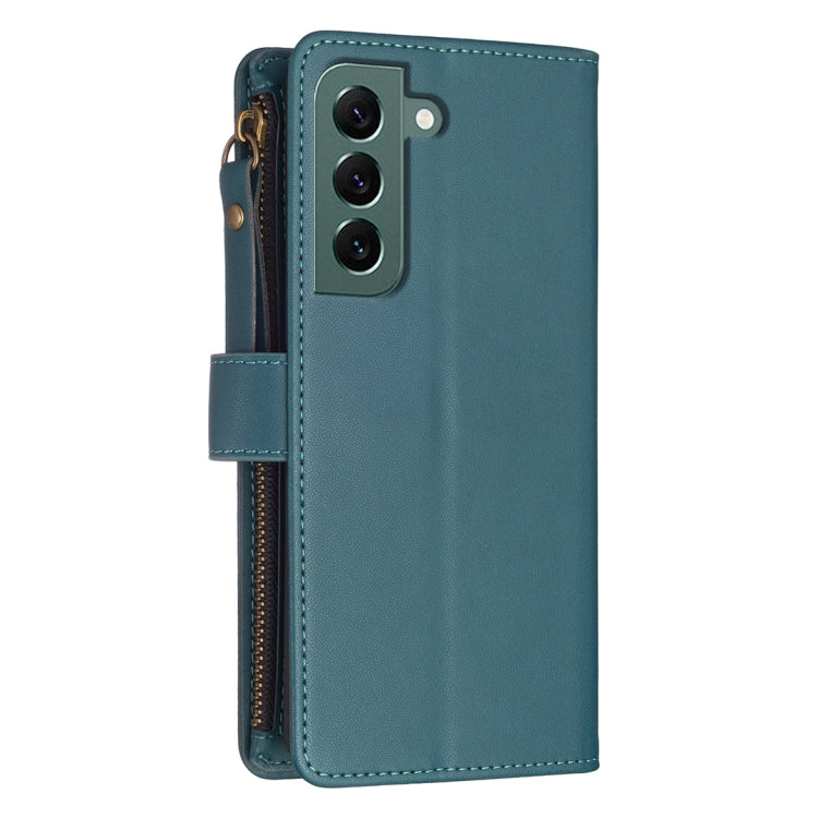 9 Card Slots Zipper Wallet Leather Flip Phone Case