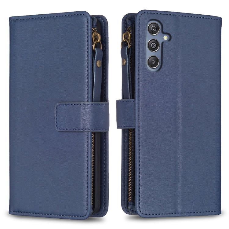 9 Card Slots Zipper Wallet Leather Flip Phone Case, For Samsung Galaxy S24 Ultra 5G, For Samsung Galaxy A35, For Samsung Galaxy A25 5G, For Samsung Galaxy M34 5G