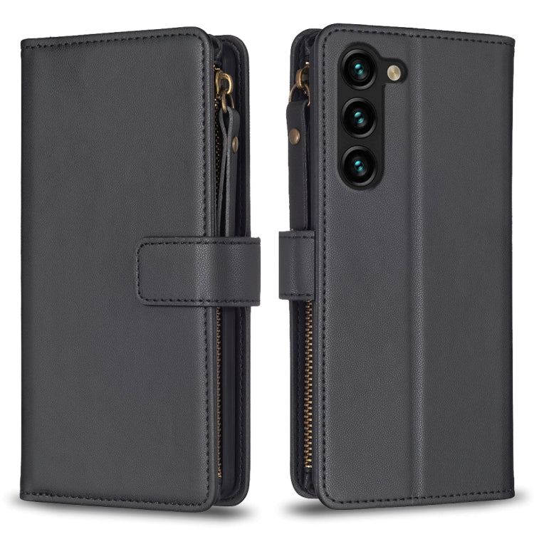 9 Card Slots Zipper Wallet Leather Flip Phone Case, For Samsung Galaxy S24+ 5G, For Samsung Galaxy S23 FE 5G, For Samsung Galaxy S24 5G, For Samsung Galaxy A34 5G