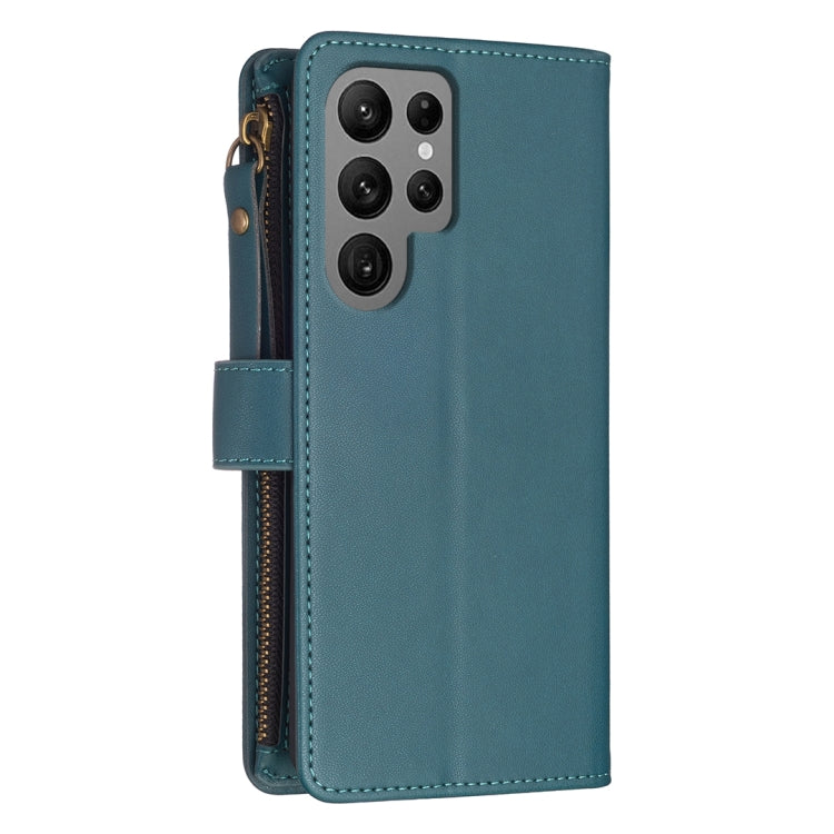 9 Card Slots Zipper Wallet Leather Flip Phone Case, For Samsung Galaxy S24 Ultra 5G, For Samsung Galaxy A35, For Samsung Galaxy A25 5G, For Samsung Galaxy M34 5G
