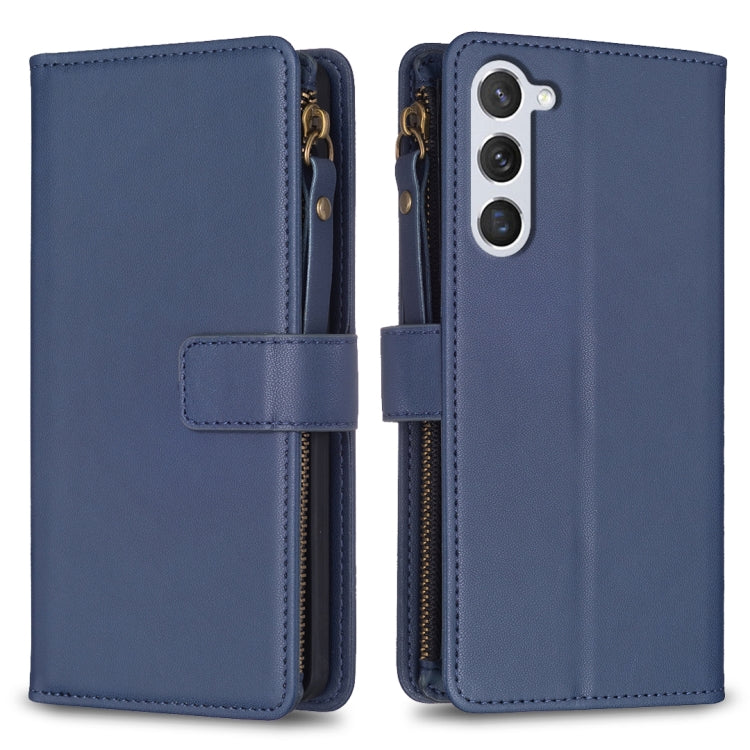 9 Card Slots Zipper Wallet Leather Flip Phone Case, For Samsung Galaxy S24+ 5G, For Samsung Galaxy S23 FE 5G, For Samsung Galaxy S24 5G, For Samsung Galaxy A34 5G
