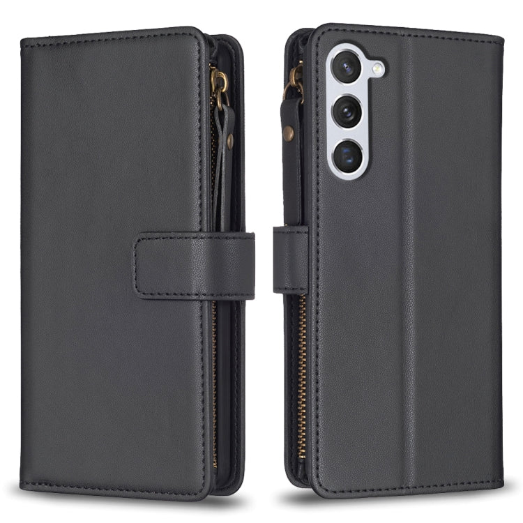 9 Card Slots Zipper Wallet Leather Flip Phone Case, For Samsung Galaxy S24+ 5G, For Samsung Galaxy S23 FE 5G, For Samsung Galaxy S24 5G, For Samsung Galaxy A34 5G