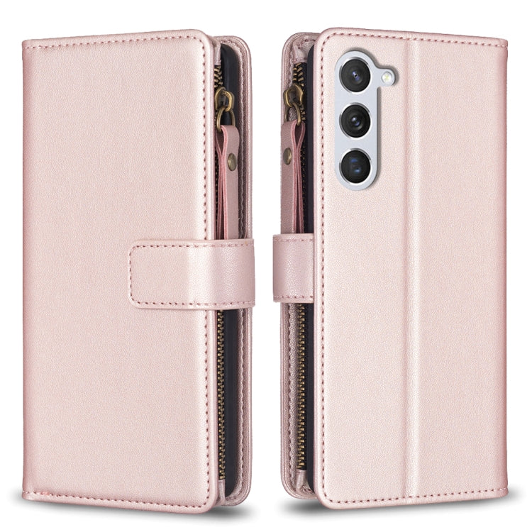 9 Card Slots Zipper Wallet Leather Flip Phone Case, For Samsung Galaxy S24+ 5G, For Samsung Galaxy S23 FE 5G, For Samsung Galaxy S24 5G, For Samsung Galaxy A34 5G