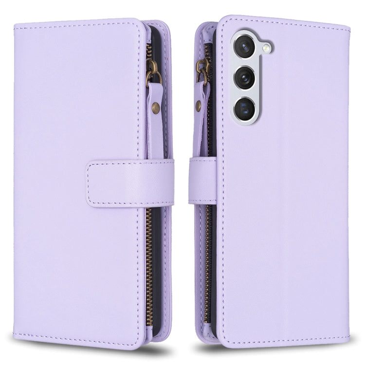 9 Card Slots Zipper Wallet Case For Samsung Galaxy A14 A34 5G S24 5G S24 Plus