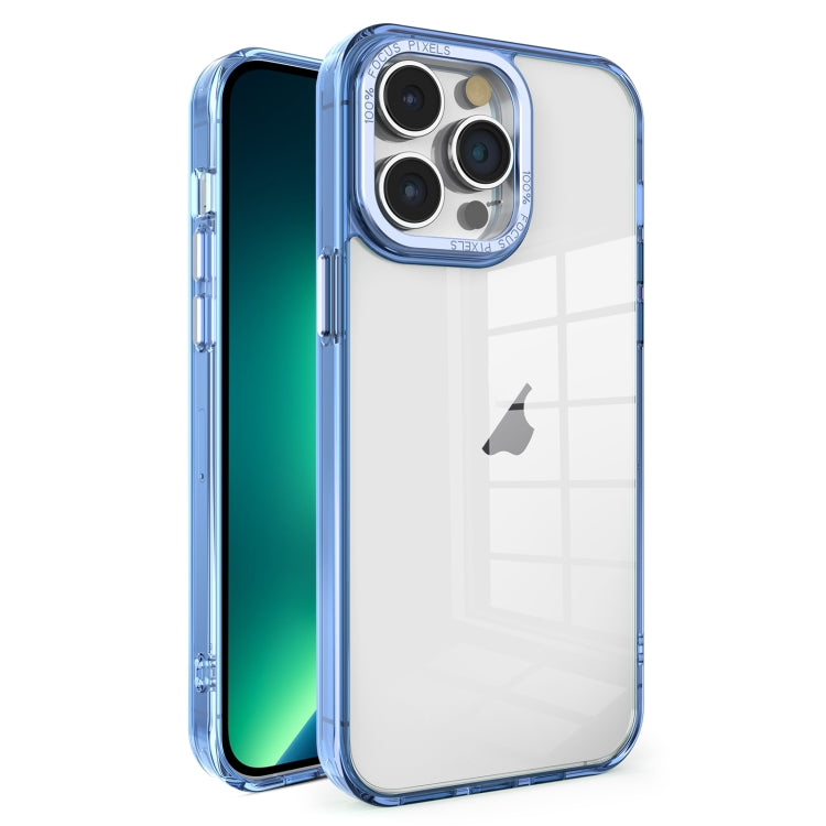 Crystal TPU + PC Electroplated Lens Frame Phone Case, For iPhone 13 Pro Max, For iPhone 13 Pro, For iPhone 13, For iPhone 12