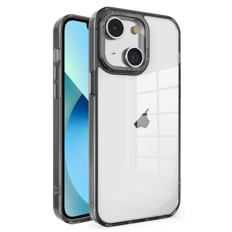 Crystal TPU + PC Electroplated Lens Frame Phone Case, For iPhone 13 Pro Max, For iPhone 13 Pro, For iPhone 13, For iPhone 12