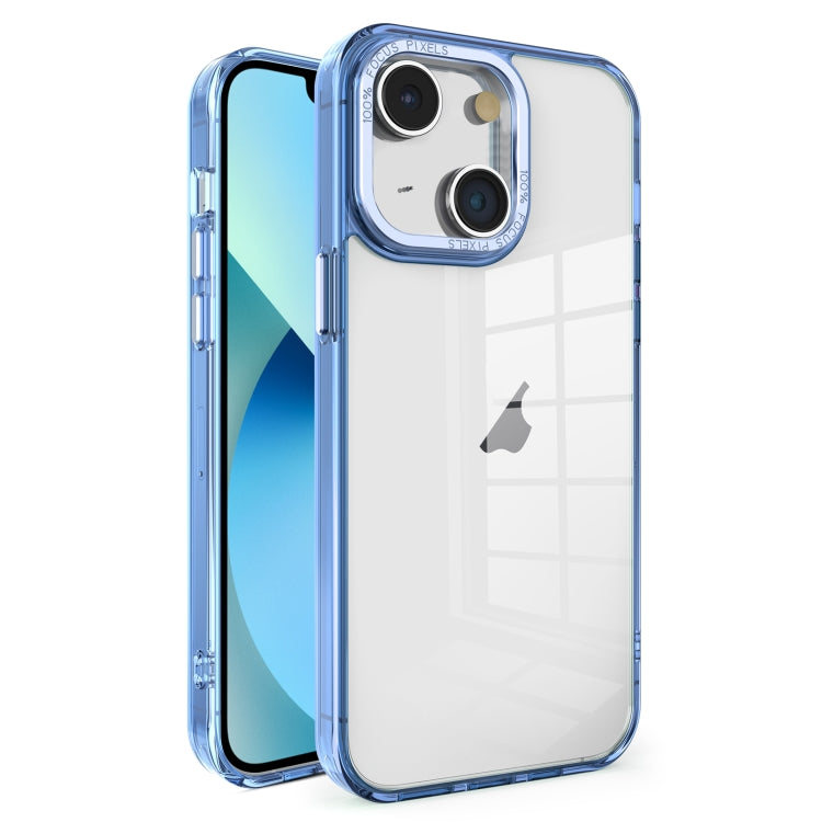 Crystal TPU + PC Electroplated Lens Frame Phone Case, For iPhone 13 Pro Max, For iPhone 13 Pro, For iPhone 13, For iPhone 12