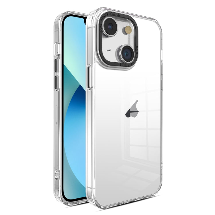 Crystal TPU + PC Electroplated Lens Frame Phone Case, For iPhone 13 Pro Max, For iPhone 13 Pro, For iPhone 13, For iPhone 12