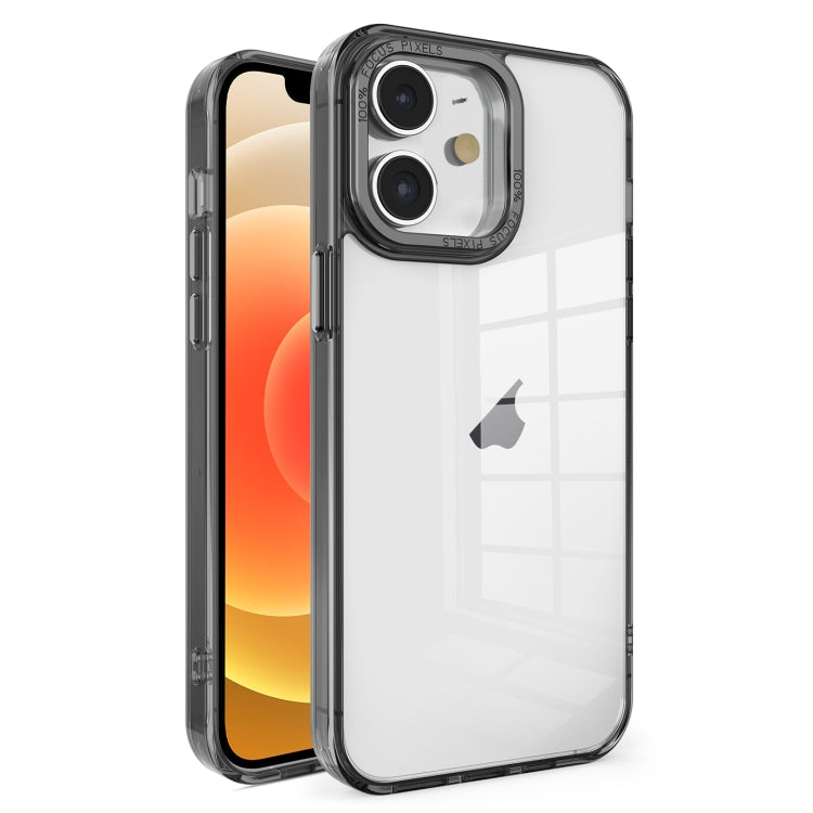 Crystal TPU + PC Electroplated Lens Frame Phone Case, For iPhone 13 Pro Max, For iPhone 13 Pro, For iPhone 13, For iPhone 12