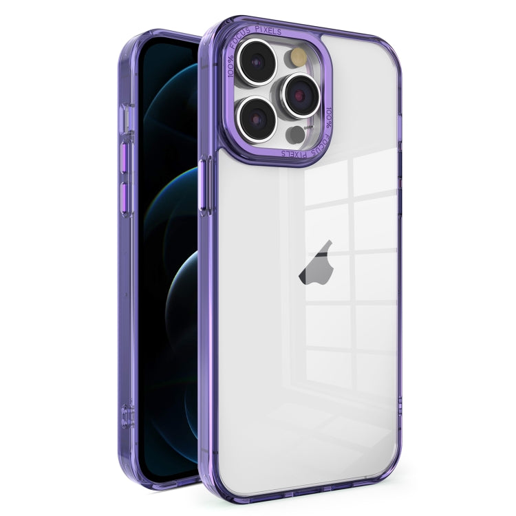 Crystal TPU + PC Electroplated Lens Frame Phone Case, For iPhone 12 Pro Max, For iPhone 12 Pro, For iPhone 11 Pro Max, For iPhone 11