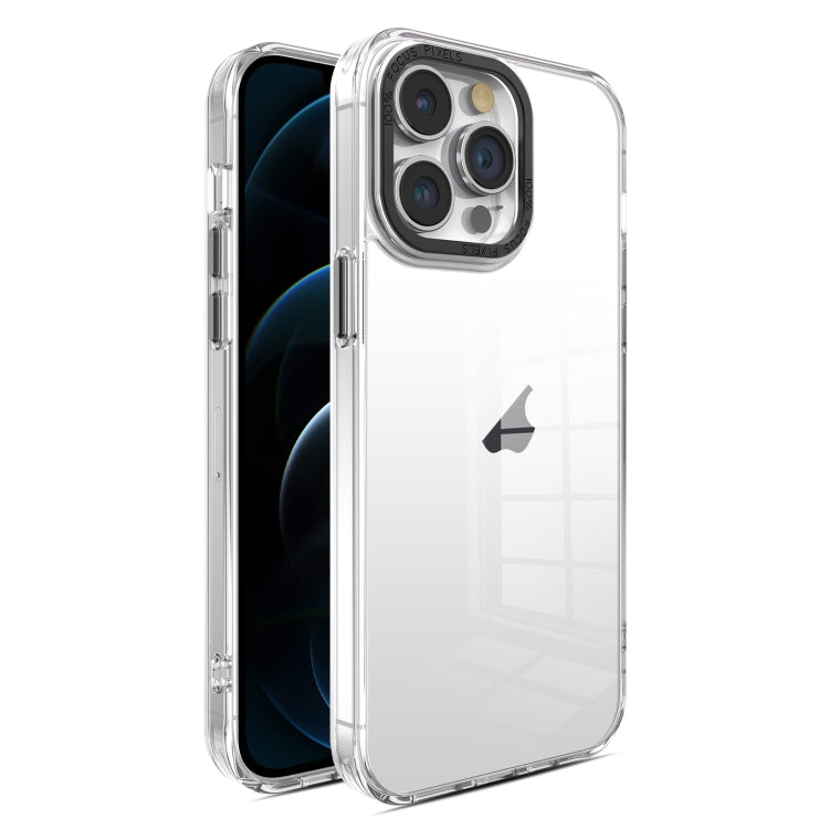 Crystal TPU + PC Electroplated Lens Frame Phone Case, For iPhone 12 Pro Max, For iPhone 12 Pro, For iPhone 11 Pro Max, For iPhone 11