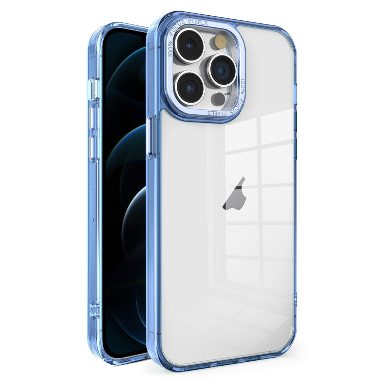 Crystal TPU + PC Electroplated Lens Frame Phone Case, For iPhone 12 Pro Max, For iPhone 12 Pro, For iPhone 11 Pro Max, For iPhone 11