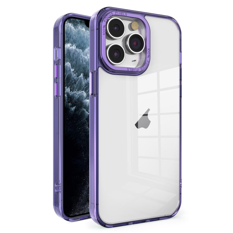 Crystal TPU + PC Electroplated Lens Frame Phone Case, For iPhone 12 Pro Max, For iPhone 12 Pro, For iPhone 11 Pro Max, For iPhone 11