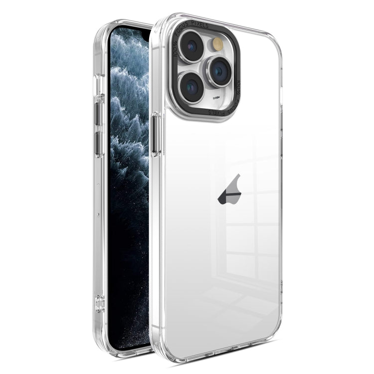 Crystal TPU + PC Electroplated Lens Frame Phone Case, For iPhone 12 Pro Max, For iPhone 12 Pro, For iPhone 11 Pro Max, For iPhone 11