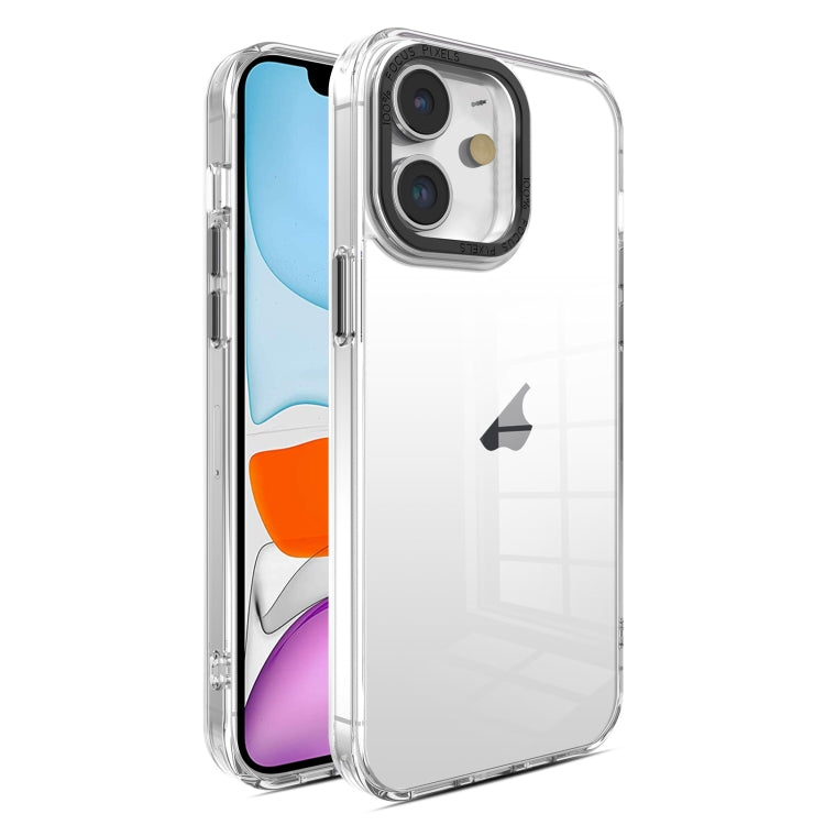 Crystal TPU + PC Electroplated Lens Frame Phone Case, For iPhone 12 Pro Max, For iPhone 12 Pro, For iPhone 11 Pro Max, For iPhone 11