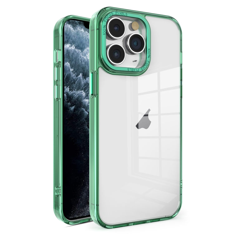Crystal TPU + PC Electroplated Lens Frame Phone Case, For iPhone 12 Pro Max, For iPhone 12 Pro, For iPhone 11 Pro Max, For iPhone 11