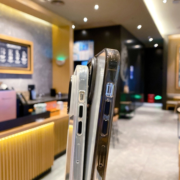 Crystal TPU + PC Electroplated Lens Frame Phone Case, For iPhone 13 Pro Max, For iPhone 13 Pro, For iPhone 13, For iPhone 12