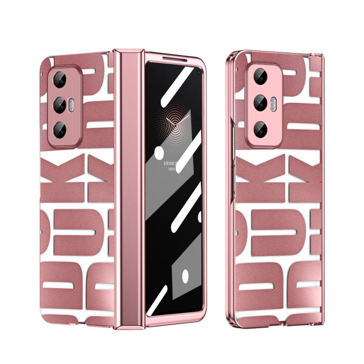 Integrated Electroplating Folding Phone Case with Hinge, For Xiaomi Mi Mix Fold