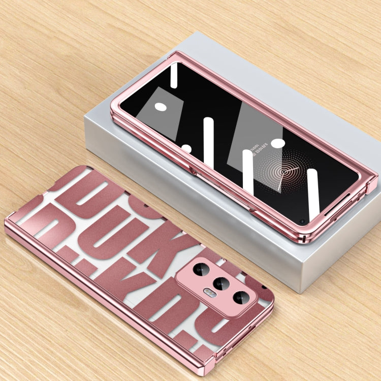 Integrated Electroplating Folding Phone Case with Hinge, For Xiaomi Mi Mix Fold
