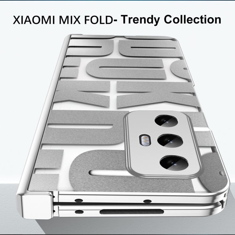 Integrated Electroplating Folding Phone Case with Hinge, For Xiaomi Mi Mix Fold