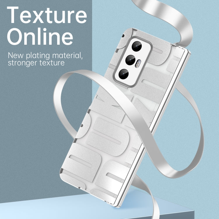 Integrated Electroplating Folding Phone Case with Hinge, For Xiaomi Mi Mix Fold