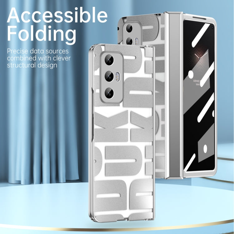 Integrated Electroplating Folding Phone Case with Hinge, For Xiaomi Mi Mix Fold