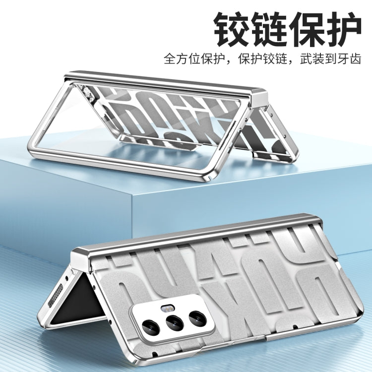 Integrated Electroplating Folding Phone Case with Hinge, For Xiaomi Mi Mix Fold