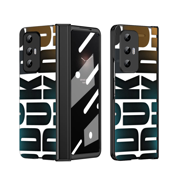 Integrated Electroplating Folding Phone Case with Hinge, For Xiaomi Mi Mix Fold