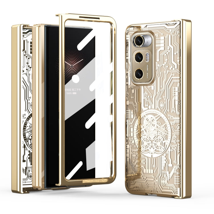 Mechanical Legend Integrated Electroplating All-inclusive Phone Case, For Xiaomi Mi Mix Fold