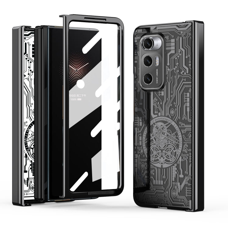 Mechanical Legend Integrated Electroplating All-inclusive Phone Case, For Xiaomi Mi Mix Fold