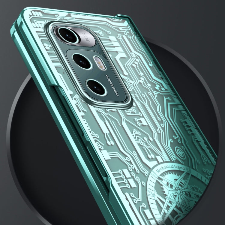 Mechanical Legend Integrated Electroplating All-inclusive Phone Case, For Xiaomi Mi Mix Fold