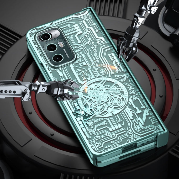Mechanical Legend Integrated Electroplating All-inclusive Phone Case, For Xiaomi Mi Mix Fold