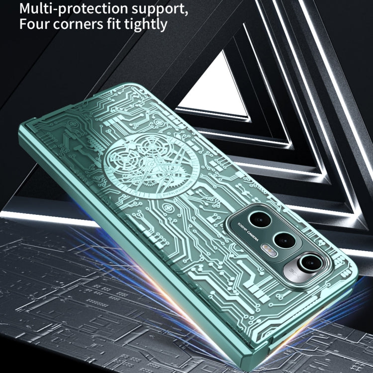 Mechanical Legend Integrated Electroplating All-inclusive Phone Case, For Xiaomi Mi Mix Fold