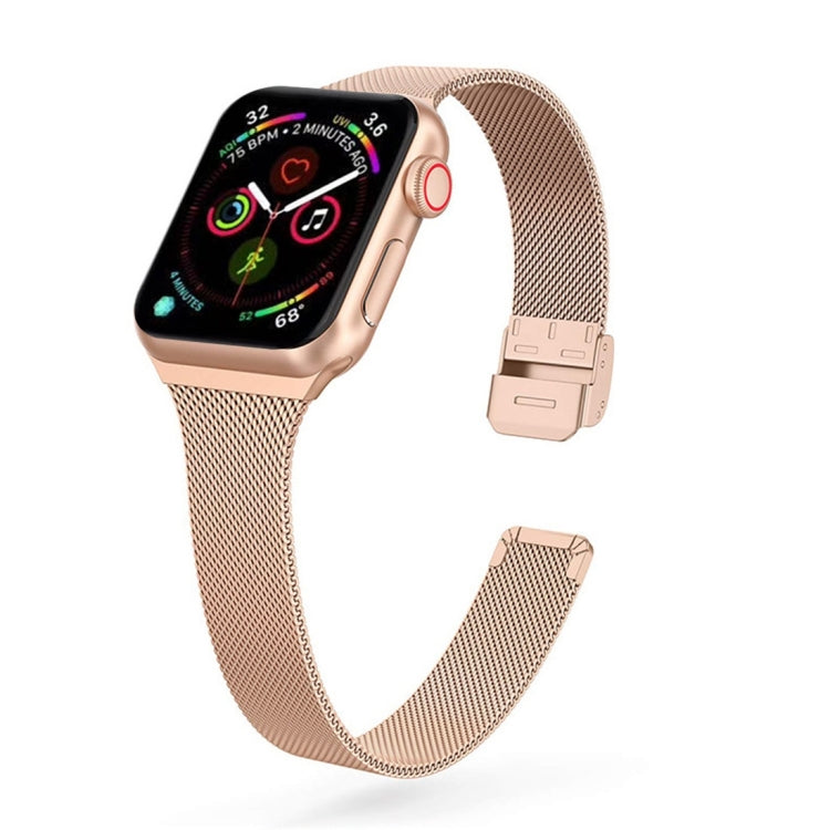 Milanese Stainless Steel Watchband, For Apple Watch Ultra 49mm / Series 8&7 45mm / SE 2&6&SE&5&4 44mm / 3&2&1 42mm, For Apple Watch Series 8&7 41mm / SE 2&6&SE&5&4 40mm / 3&2&1 38mm, For Apple Watch Series 7 45mm / 6 & SE & 5 & 4 44mm / 3 & 2 & 1 42mm�...