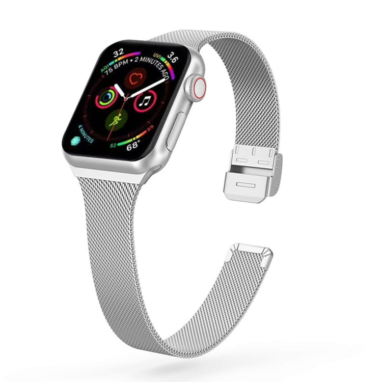 Milanese Stainless Steel Watchband, For Apple Watch Ultra 49mm / Series 8&7 45mm / SE 2&6&SE&5&4 44mm / 3&2&1 42mm, For Apple Watch Series 8&7 41mm / SE 2&6&SE&5&4 40mm / 3&2&1 38mm, For Apple Watch Series 7 45mm / 6 & SE & 5 & 4 44mm / 3 & 2 & 1 42mm�...