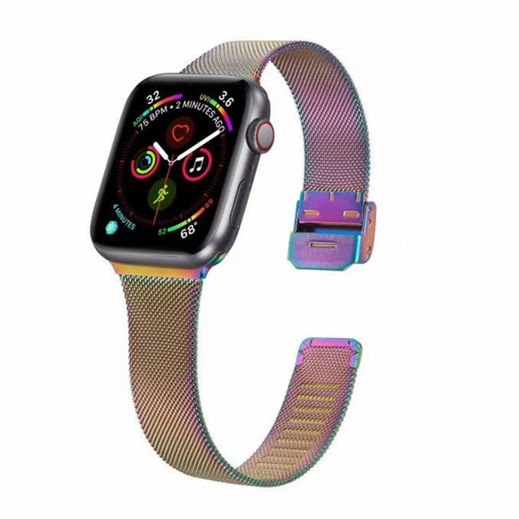 Milanese Stainless Steel Watchband, For Apple Watch Ultra 49mm / Series 8&7 45mm / SE 2&6&SE&5&4 44mm / 3&2&1 42mm, For Apple Watch Series 8&7 41mm / SE 2&6&SE&5&4 40mm / 3&2&1 38mm, For Apple Watch Series 7 45mm / 6 & SE & 5 & 4 44mm / 3 & 2 & 1 42mm�...