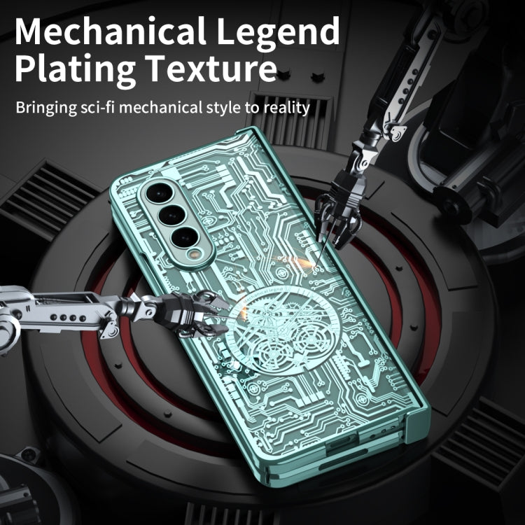 Mechanical Legend Integrated Electroplating All-inclusive Phone Case, For Samsung Galaxy Z Fold3 5G, For Samsung Galaxy Z Fold2 5G