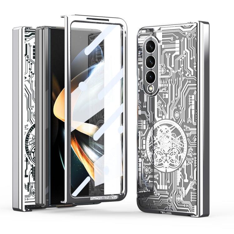 Mechanical Legend Integrated Electroplating All-inclusive Phone Case, For Samsung Galaxy Z Fold3 5G, For Samsung Galaxy Z Fold2 5G