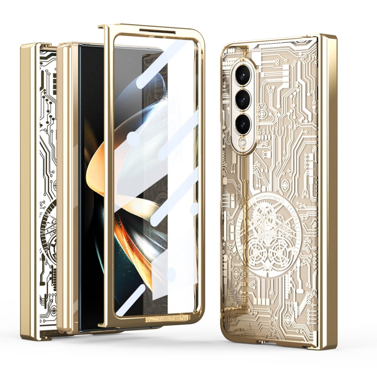 Mechanical Legend Integrated Electroplating All-inclusive Phone Case, For Samsung Galaxy Z Fold3 5G, For Samsung Galaxy Z Fold2 5G