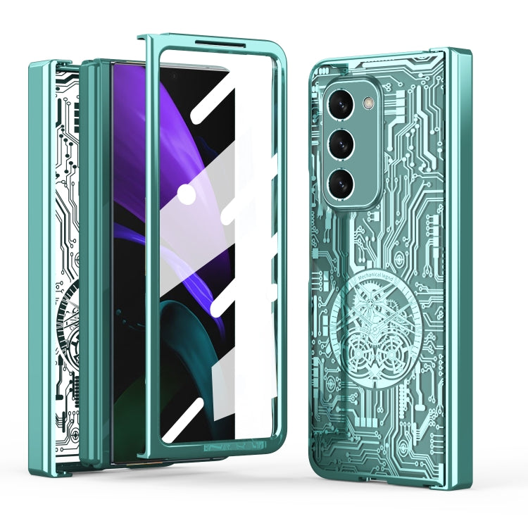 Mechanical Legend Integrated Electroplating All-inclusive Phone Case, For Samsung Galaxy Z Fold3 5G, For Samsung Galaxy Z Fold2 5G
