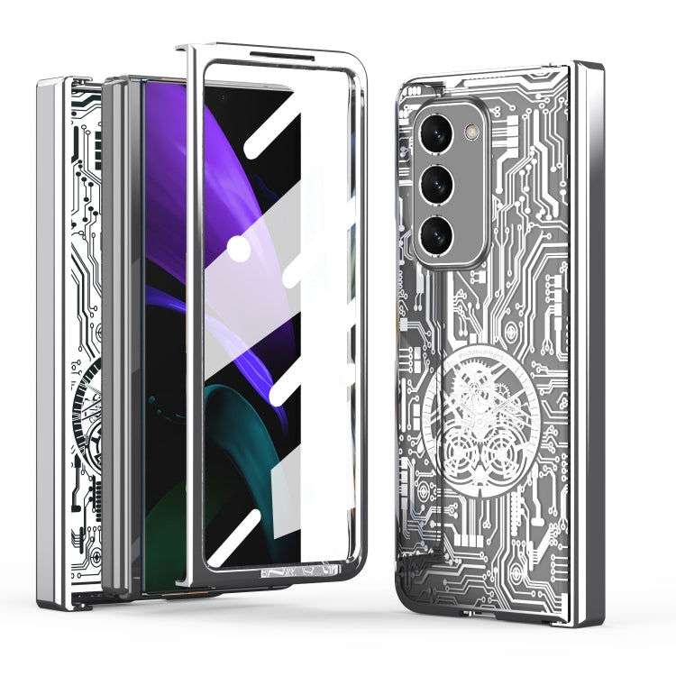 Mechanical Legend Integrated Electroplating All-inclusive Phone Case, For Samsung Galaxy Z Fold3 5G, For Samsung Galaxy Z Fold2 5G