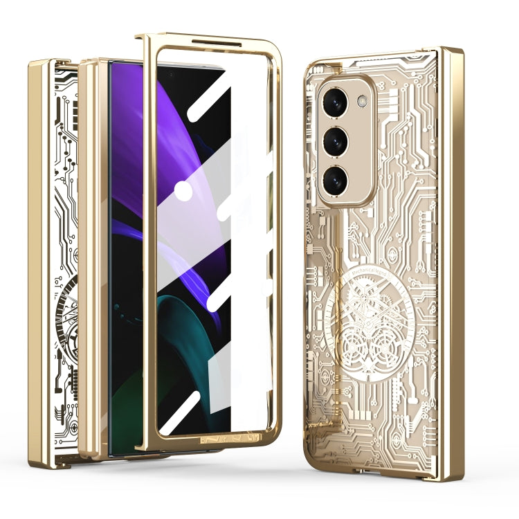 Mechanical Legend Integrated Electroplating All-inclusive Phone Case, For Samsung Galaxy Z Fold3 5G, For Samsung Galaxy Z Fold2 5G