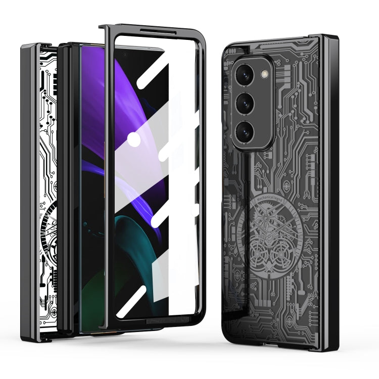Mechanical Legend Integrated Electroplating All-inclusive Phone Case, For Samsung Galaxy Z Fold3 5G, For Samsung Galaxy Z Fold2 5G