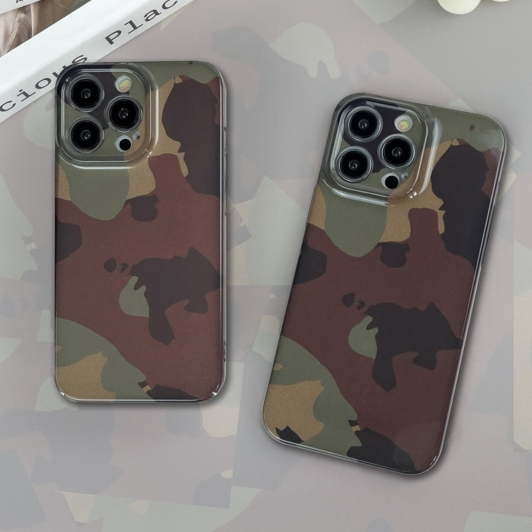 Camouflage Pattern Film PC Phone Case, For iPhone 15 Pro Max, For iPhone 15 Pro, For iPhone 15 Plus, For iPhone 15, For iPhone 14 Plus, For iPhone 14, For iPhone 14 Pro, For iPhone 14 Pro Max, For iPhone SE 2022 / 2020 / 8 / 7, For iPhone 13 Pro Max���...