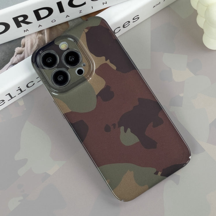 Camouflage Pattern Film PC Phone Case, For iPhone 15 Pro Max, For iPhone 15 Pro, For iPhone 15 Plus, For iPhone 15, For iPhone 14 Plus, For iPhone 14, For iPhone 14 Pro, For iPhone 14 Pro Max, For iPhone SE 2022 / 2020 / 8 / 7, For iPhone 13 Pro Max���...