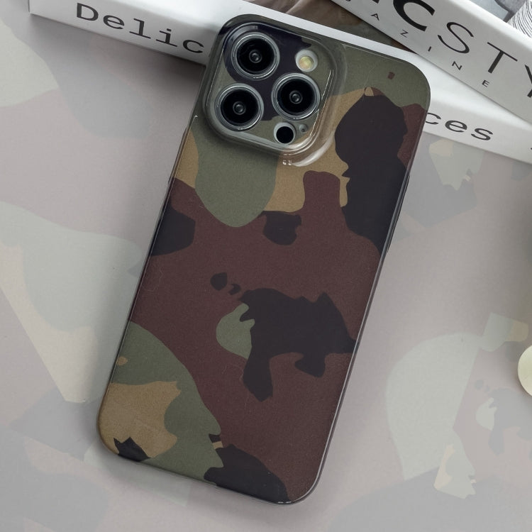 Camouflage Pattern Film PC Phone Case, For iPhone 15 Pro Max, For iPhone 15 Pro, For iPhone 15 Plus, For iPhone 15, For iPhone 14 Plus, For iPhone 14, For iPhone 14 Pro, For iPhone 14 Pro Max, For iPhone SE 2022 / 2020 / 8 / 7, For iPhone 13 Pro Max���...