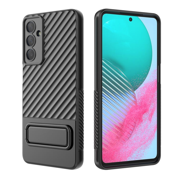 Wavy Texture TPU Phone Case with Lens Film, For Samsung Galaxy M54