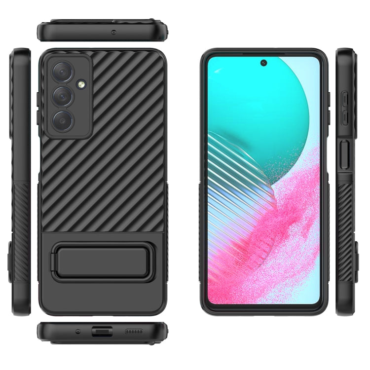 Wavy Texture TPU Phone Case with Lens Film, For Samsung Galaxy M54