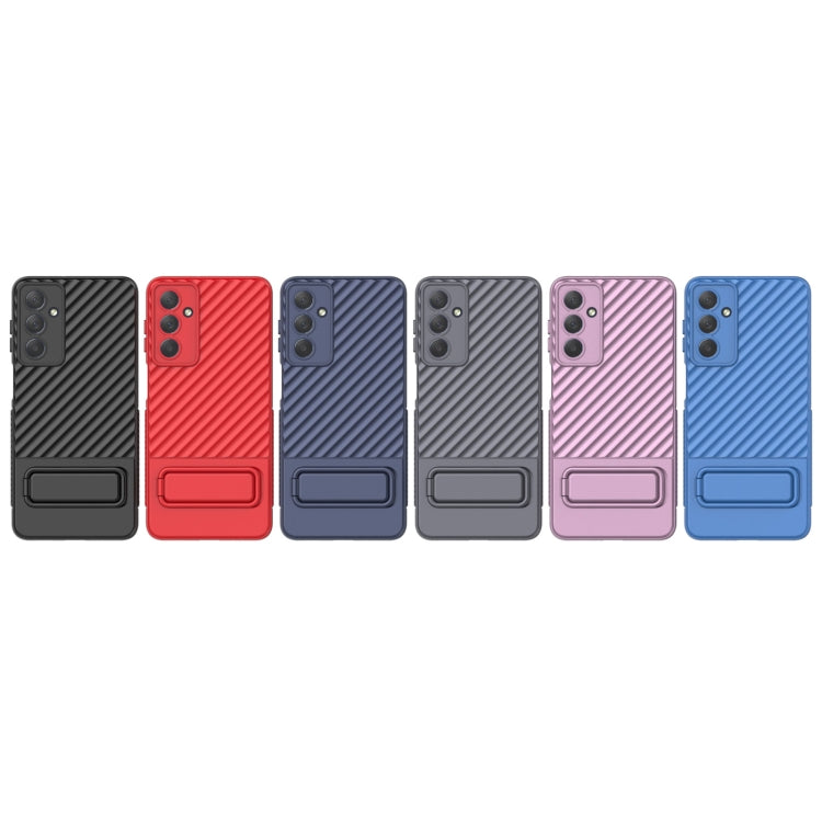 Wavy Texture TPU Phone Case with Lens Film, For Samsung Galaxy M54