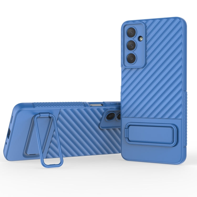Wavy Texture TPU Phone Case with Lens Film, For Samsung Galaxy M54
